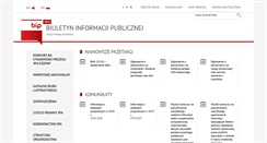 Desktop Screenshot of bip.ipn.gov.pl